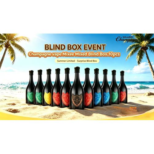 SOLARIS Champagne 30K: สุดยอด Vape แบบใช้แล้วทิ้งแบบชาร์จไฟได้ + กิจกรรม Summer Blind Box