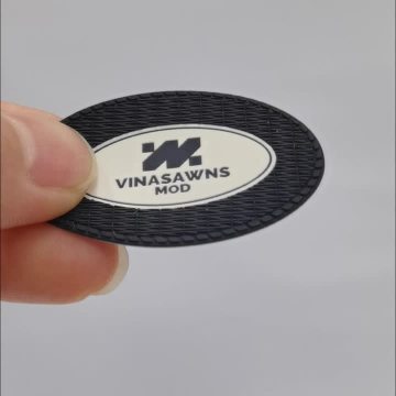 High Quality Texture Silicone Heat Transfer Label