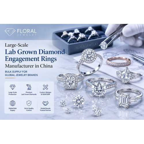 Large-Scale Lab Grown Diamond Engagement Rings Manufacturer in China | Bulk Supply for Global Jewelry Brands