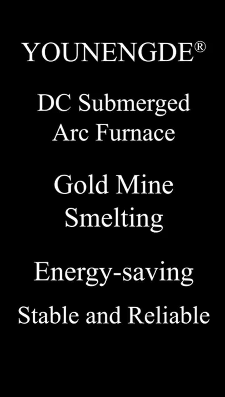 Gold Mine Smelting DC Sumerged Arc Horno