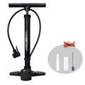 ENLEE Plastic Handle Aluminum Alloy Air Pump with 230 PSI Gauge1