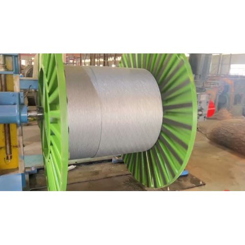 Video de producción de hilos de aluminio con núcleo de acero