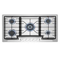 Worldwide Wholesale Stainless Steel 5 Burner Cast Iron Gas Hob Stove1