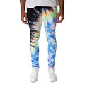 Εργοστάσιο Distreded Rapped Tie-Dye Homme Fashion Custom Skinny Jeans Stacked Pants Mens Jeans1