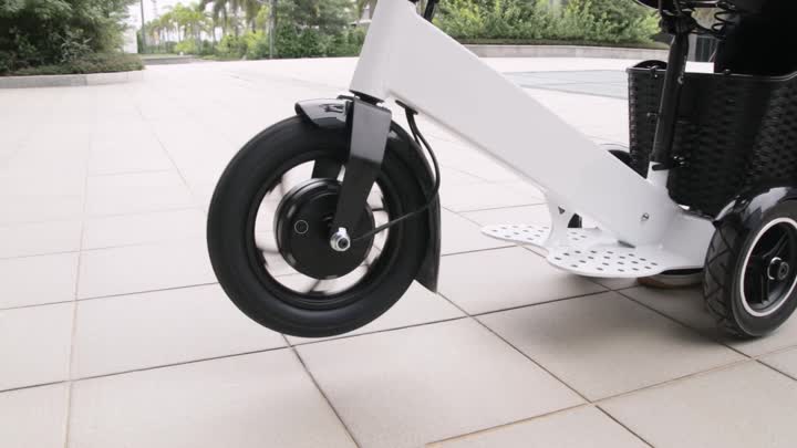 FS-12 Three Wheel Electric Bicycle Riding