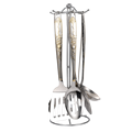 Mirror Polished Gold Plated 201 Stainless Steel Kitchen Utensil Set: A Stylish Addition to Your Cooking Tools1