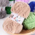 Warm 100% Polyester Dyed Fancy Texturized High Tenacity Anti-Bacteria Fur Crochet Yarn for Hand Knitting1