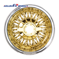 Hot All-Gold Engraved Chrome Rims - 13 Inch1