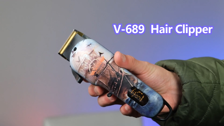 VGR V--689 barber hair cutting machine electric trimmer men professional hair clipper cordless with led display1