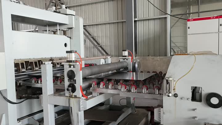 Flattening and cutting aluminum sheets