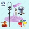 HS SS316 High Viscosity Liquid Transfer Screw Pneumatic Barrel Pump for 55 Gallon Drums up to 100000cps1