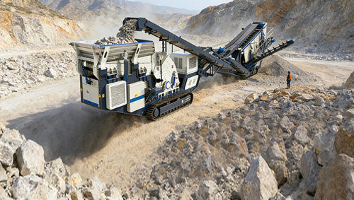 300TPH মোবাইল ক্রাশিং এবং স্ক্রীনিং প্রোডাকশন লাইন