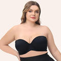 WhollyWomen Full Coverage Plus Size Strapless Bra with Back Smoothing1