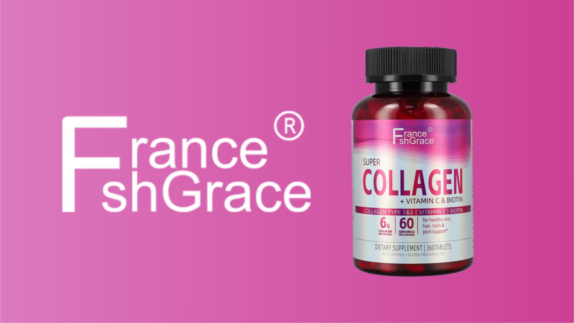 Super Collagen Plus Vitamin C, Skin, Hair and Nails Supplement, Includes Antioxidants, Tablet