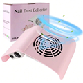 Professional Grade Nail Vacuum Cleaner: 40W Suction, Electric Nail Dust Collector with 2 Dust Bags for Salon Use1