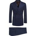 Men's Double Breasted Long Woolen Blazer Business Suit with Button Decoration Half Lining Cotton Filling Plus Size Available1
