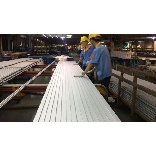 Anodized aluminum material inspection site
