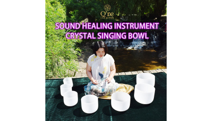 new crystal singing bowls