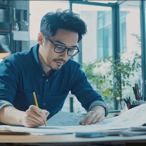 Design drawing based on customer's needs