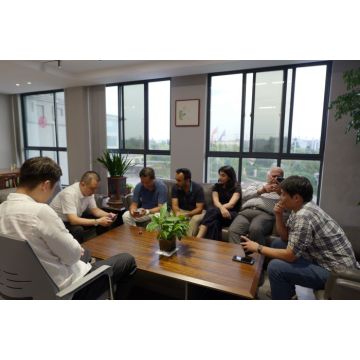 Four clients visited our company and supermarket on 25th August