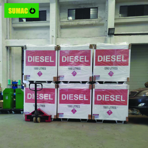 Tanque diesel de 1000 litros listos para el barco