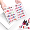 C10 Folding Nail Color Chart: 120 Nail Color Display Book for Salons1