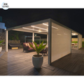 Easily Assembled Aluminium Outdoor Motorized Waterproof  Pergolas Sunshade Louvered Roof Pergola1
