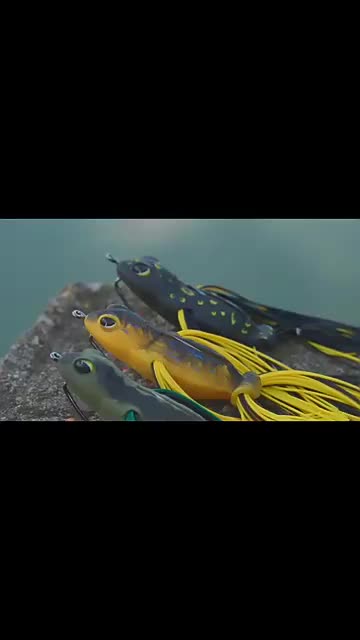 Truscend pesca rana señora walleye lucio trucha flotante cebo de plástico blando cebo de pesca señuelo para topwater1