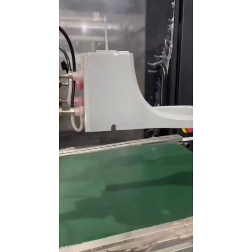 Injection mold plastic base white