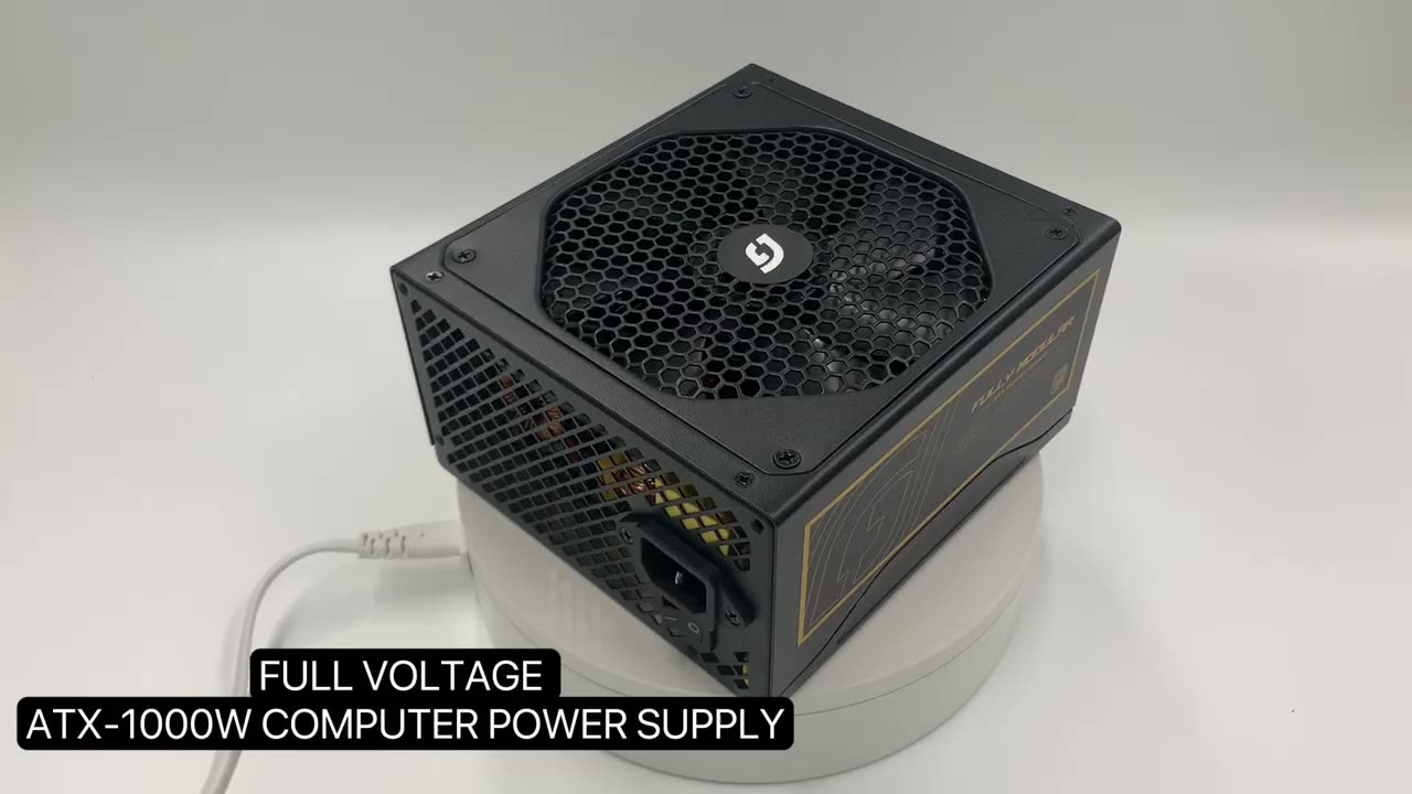 GREENLEAF ATX Power Supply 1000Watt 80 PLUS Computer Switching Power Supply Gold Certified Fully Modular PSU1