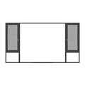 Winterwärmeisolierung Casement Fenster Dreifach getempertes Glas Weicher Fenster Wärme Bruch Aluminiumfenster1