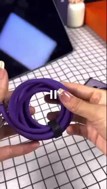 mfish 4-in-1 multi usb charging cable with usb a, type c, lightning - max 240w fast charging