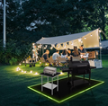 Di bawah Grill Mats Grill Fireproof untuk Lawn Oil-Proof Grill Pads Fire Pit Mat Perapian Mat Reflective untuk Nighttime1