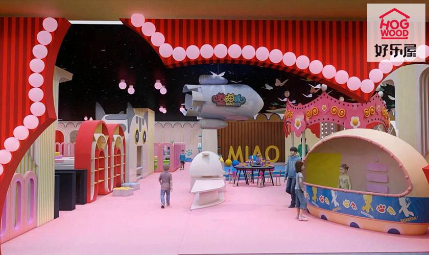 Indoor Miao playground for young children in Hangzhou city