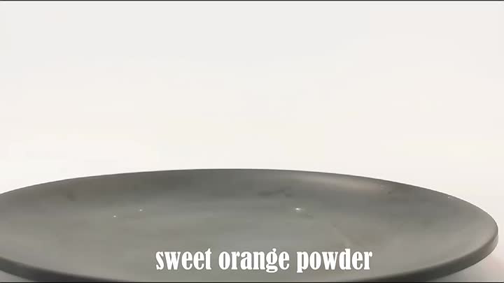 Orangenpulver