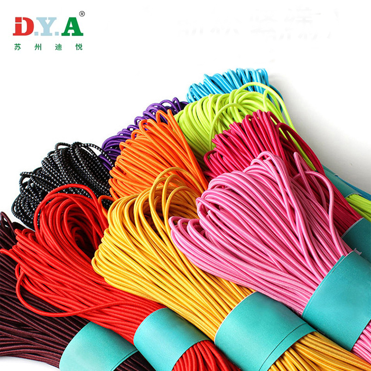 Elastic cord production