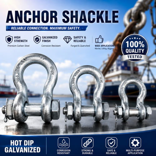 Globální poptávka po Anchor Shackle v námořním a stavebním průmyslu nadále roste