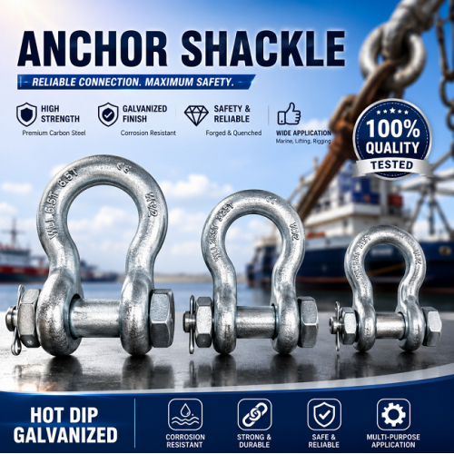 Globální poptávka po Anchor Shackle v námořním a stavebním průmyslu nadále roste