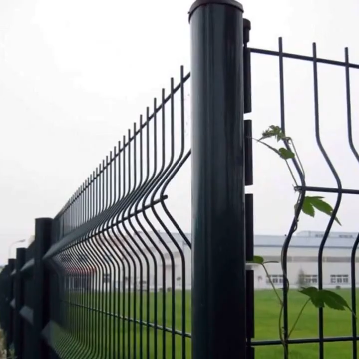 Facteur de sécurité élevé Powder Ebated Anti Climb Prison Fence / 358 Fence Sécurité1