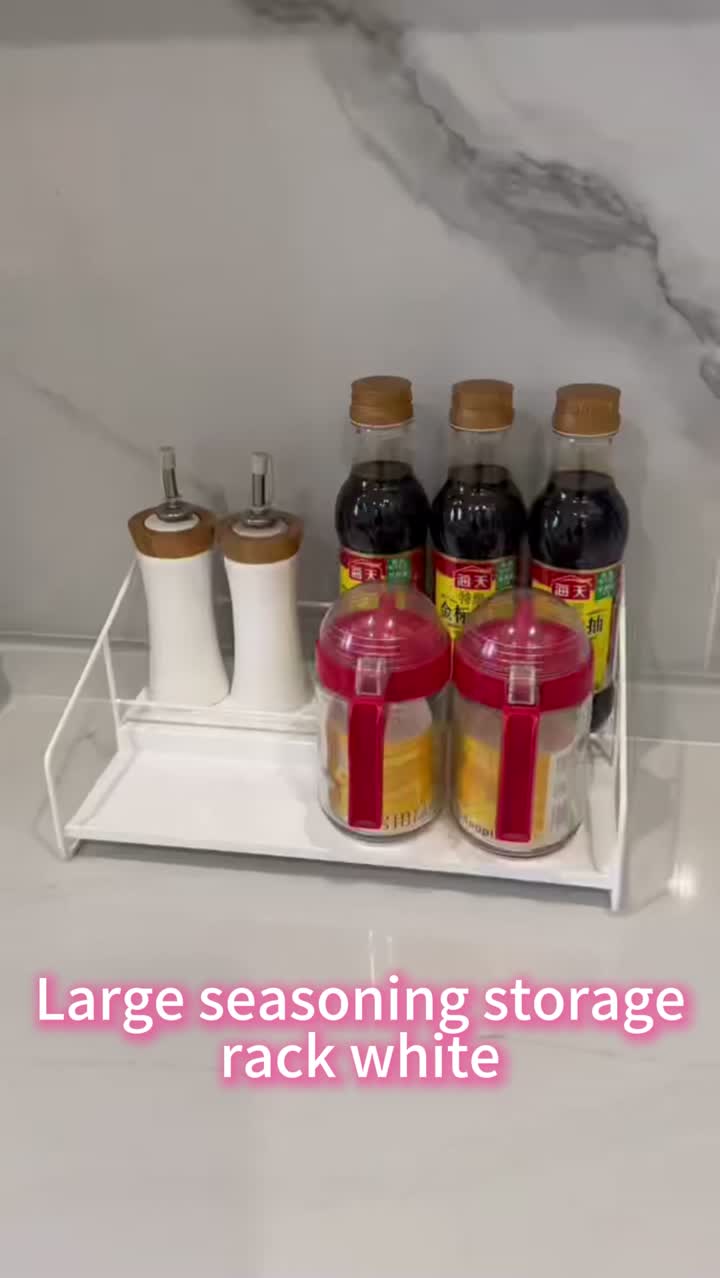 Grande porta-temperos branco