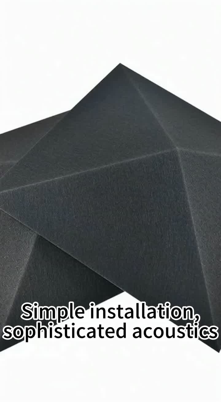 Atualize seu espaço com painéis acústicos de fibra de poliéster 3D TianGe