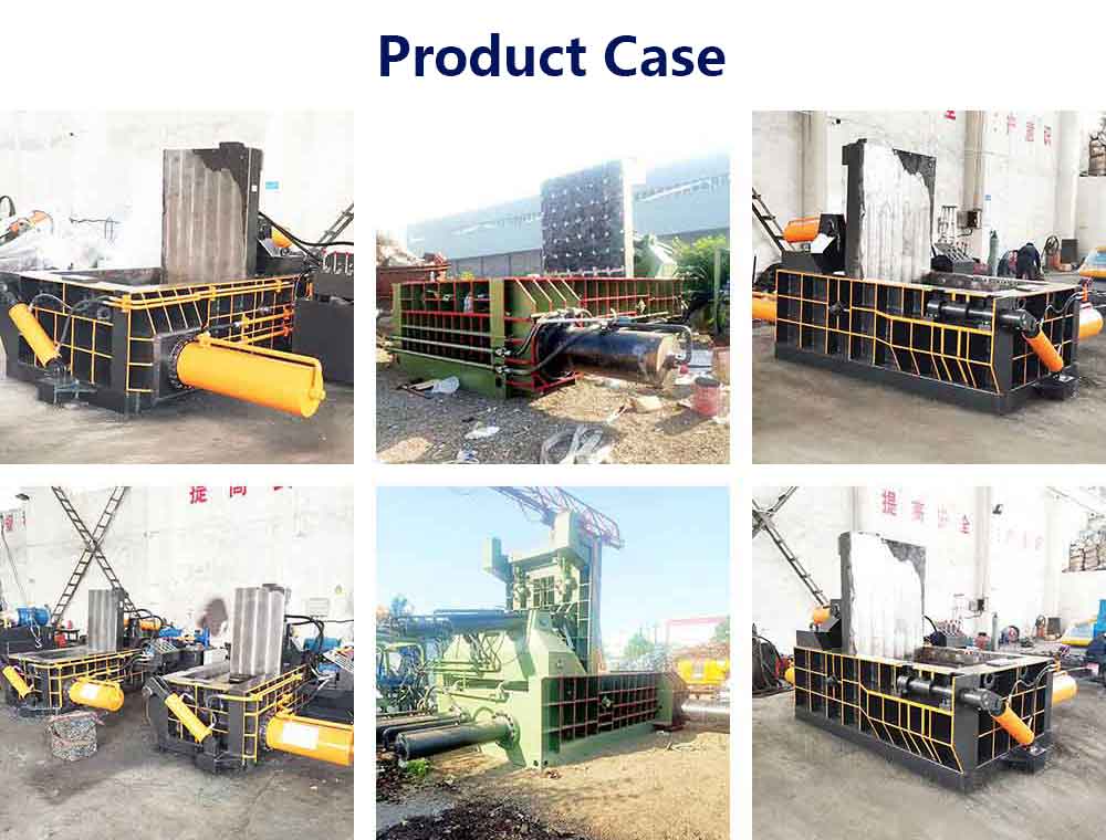 Turn Out Waste Steel Baler