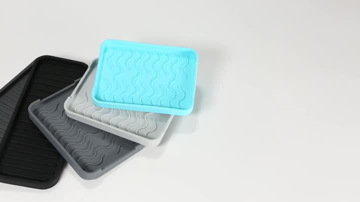 silicone dish tray holder.mp4