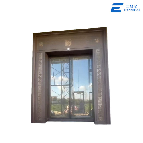 تقدم شركة Wuyi Erpin Residential Door Industry Co., Ltd. أبواب ألمنيوم مصبوبة من الزجاج الفاخر للفلل والمشاريع التجارية