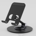 Faltbarer, höhenverstellbarer Metall-Handyhalter, Legierung, Handy-Schreibtisch, verstellbarer Winkel, 360-Grad-Drehung, tragbarer Telefonständer1