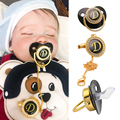 Popular Design Baby Weaning Pacifier - 26 Letters Black with Chain Clip for Hot Sales1