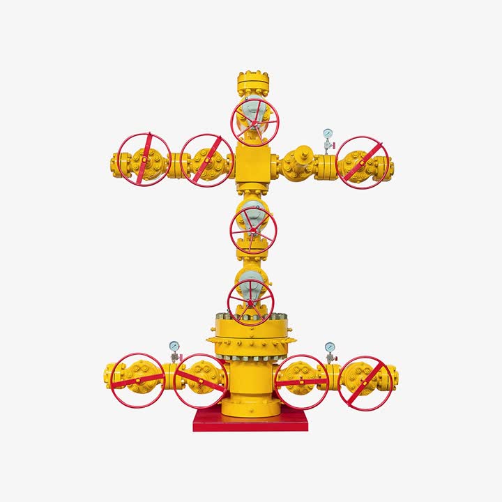 Gasproduktion Wellhead