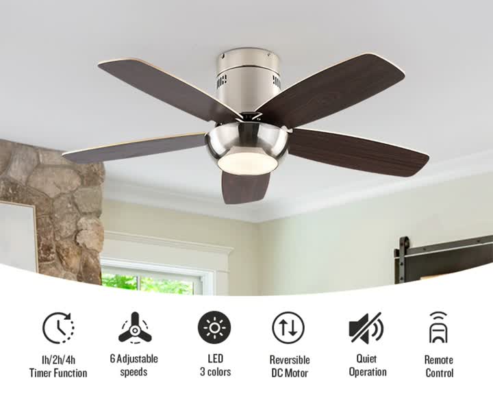 Потолочный вентилятор со светодиодным светом