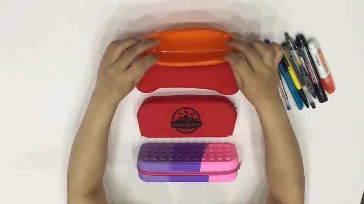 Sacos grandes para lápis Bolsa escolar de silicone macio durável Estojo para lápis quadrado personalizado para crianças - Compre bolsa grande, bolsa para lápis, estojo para lápis Produto em Alibaba.com