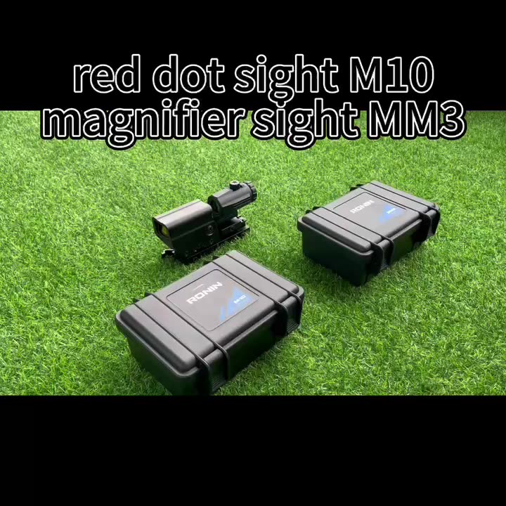 Optical Scope Sight Red Dot M10 with Magnifier MM3 Magnification 3X Combo for Outdoor Sports1